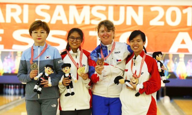 Adelia Naomi Yokoyama scores a gold while Kimberly Quek Hwee finishes bronze in the same event